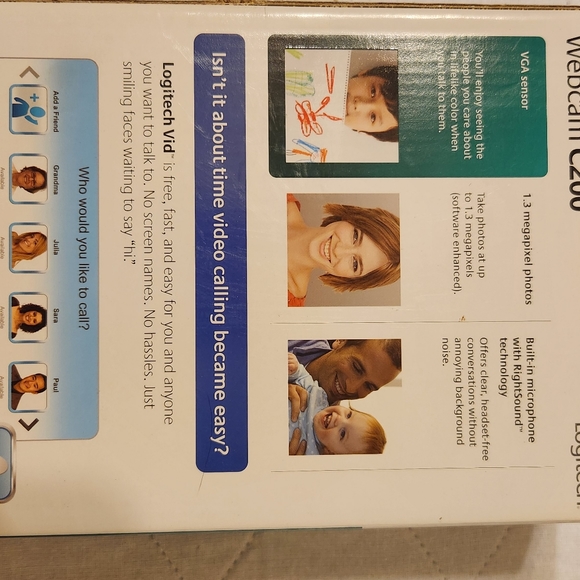 Logitech Webcam C200 with built in Microphone - Picture 2 of 2